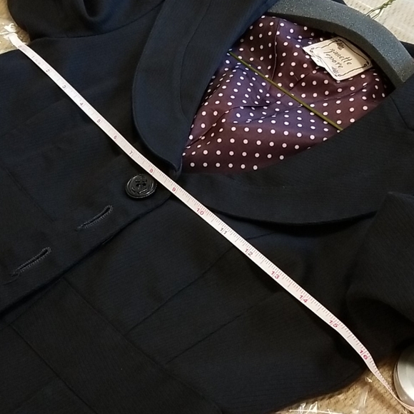 Nanette Lepore navy sailor jacket blazer sz 6 - Picture 7 of 8